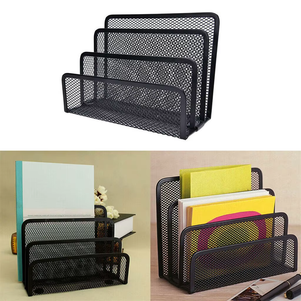 Nouveau support de rangement de bureau, fournitures scolaires, organisateur de fichiers, trieur de lettres, plateau de documents d'affaires, porte-fichiers de bureau
