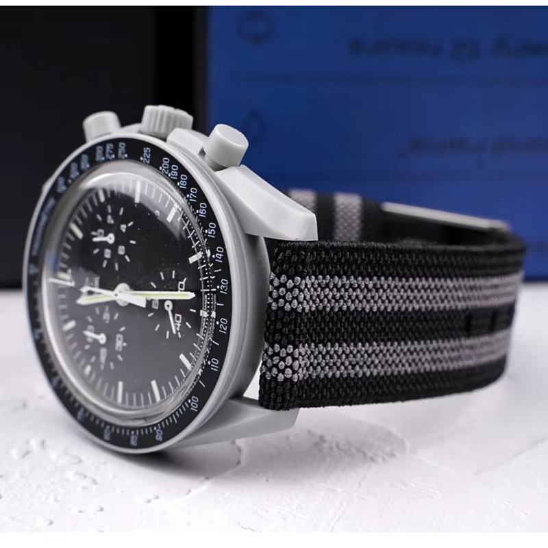 Bracelet de montre en nylon pour hommes et femmes