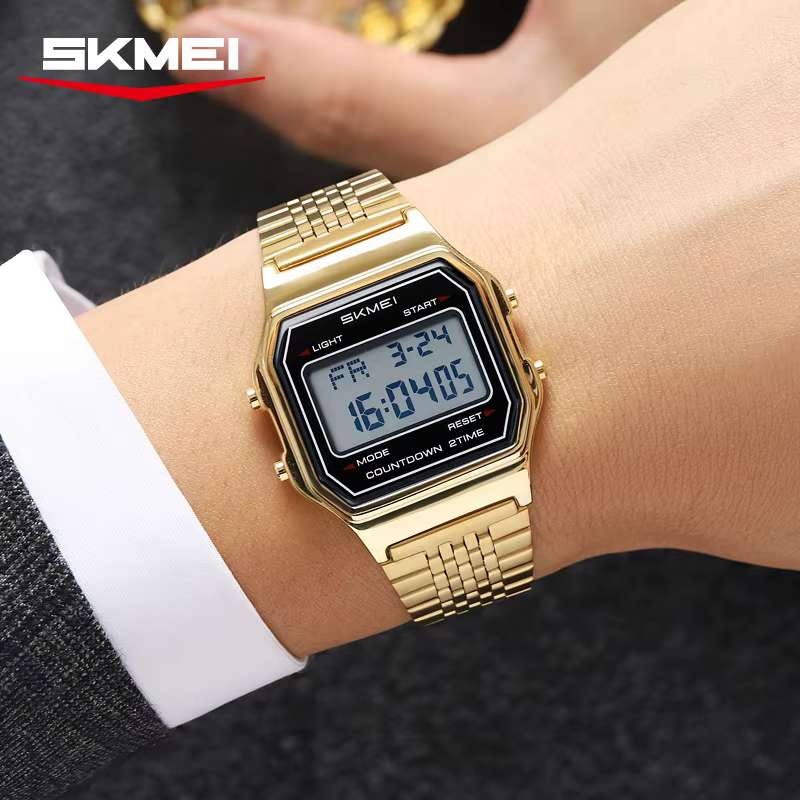 SKMEI 2465 montre électronique pour hommes petit cadran mode multifonction étudiant montre-bracelet décontracté affaires montres numériques pour homme