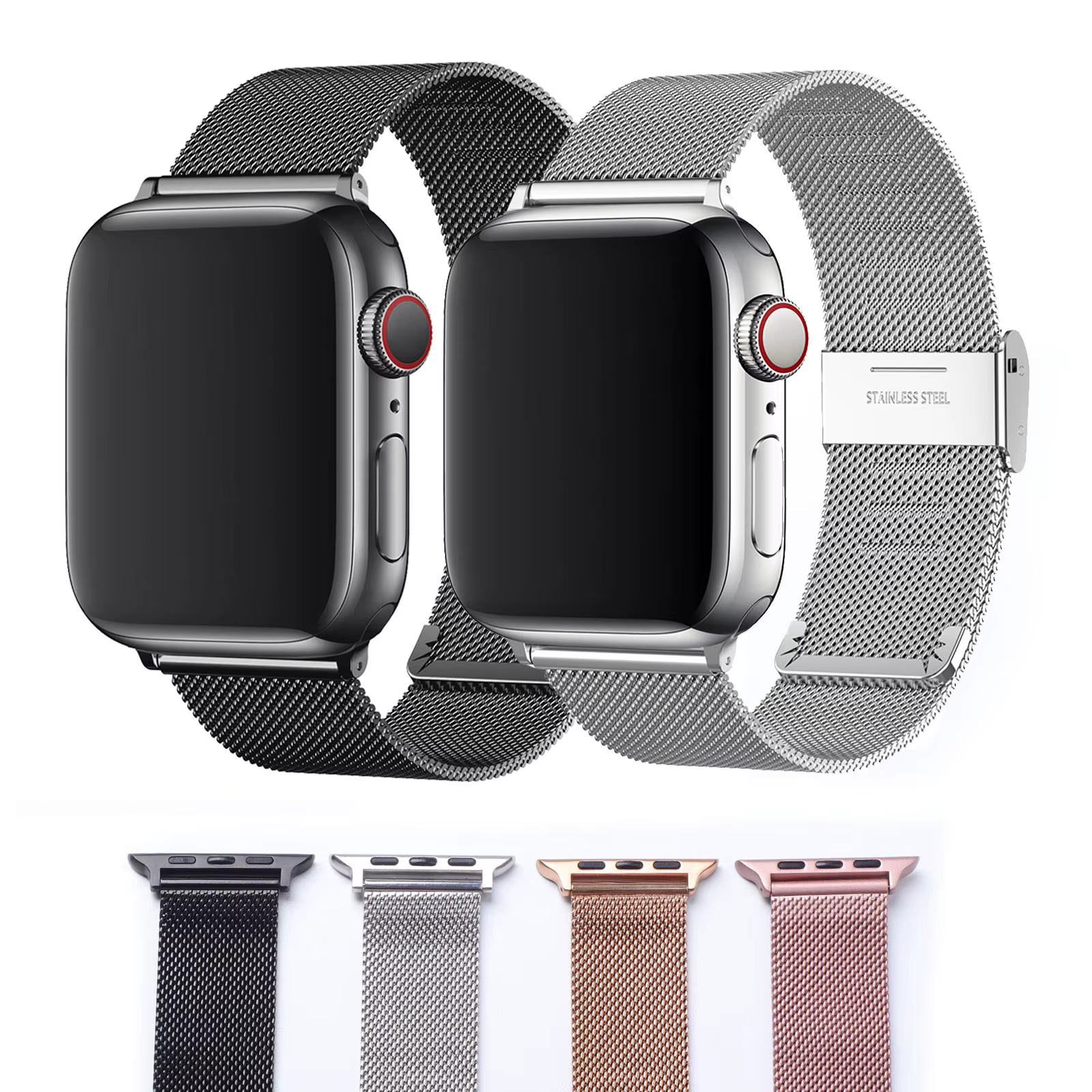 Bracelet milanais pour Apple Watch Ultra 3 2 49mm 44mm 42 46 44 40 41 45 38mm