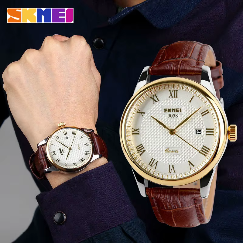 Montres-bracelets à quartz étanches pour hommes