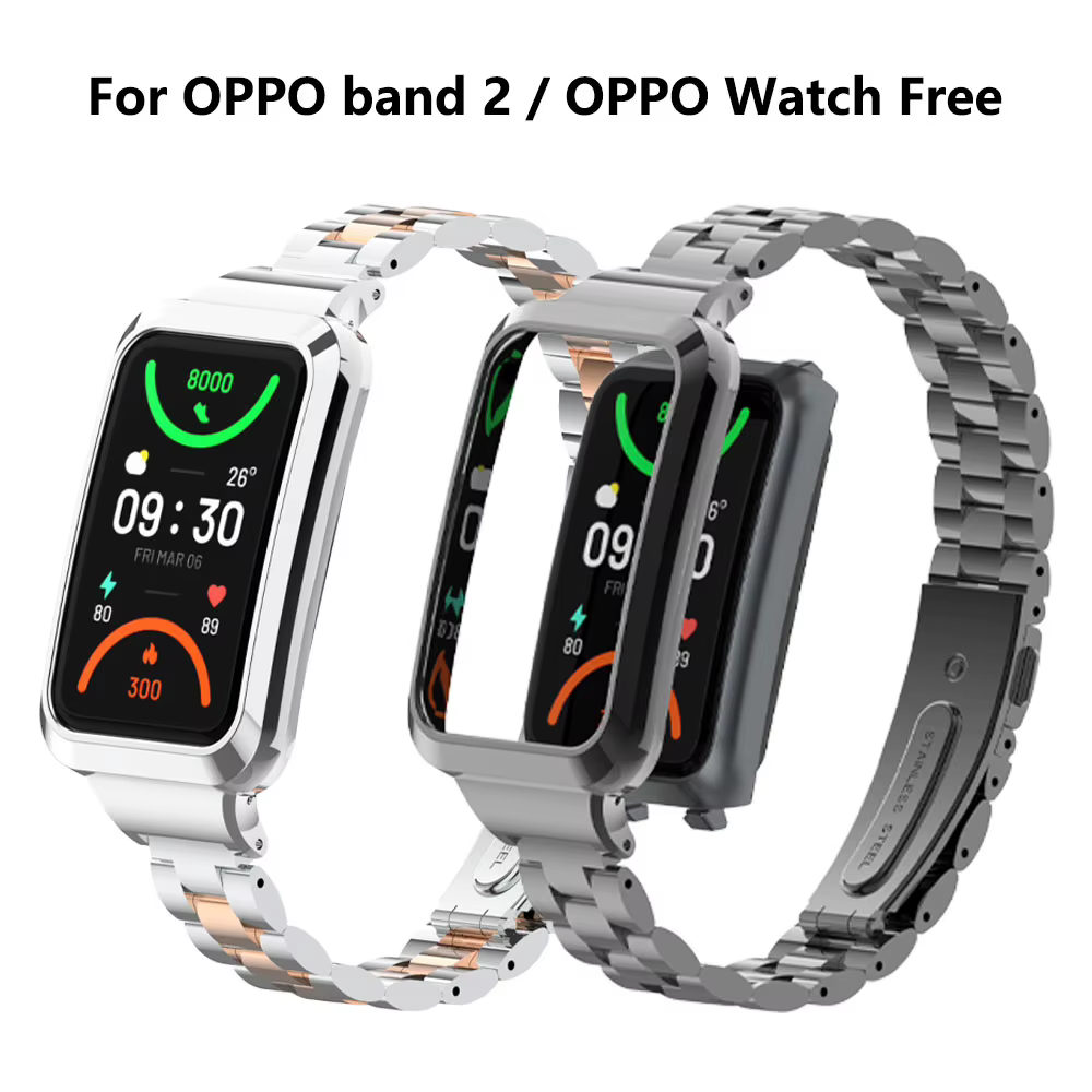 Bracelet en métal de luxe pour Oppo Band 2