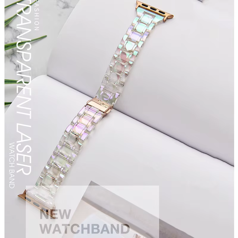 Bracelet Laser Transparent pour Apple Watch