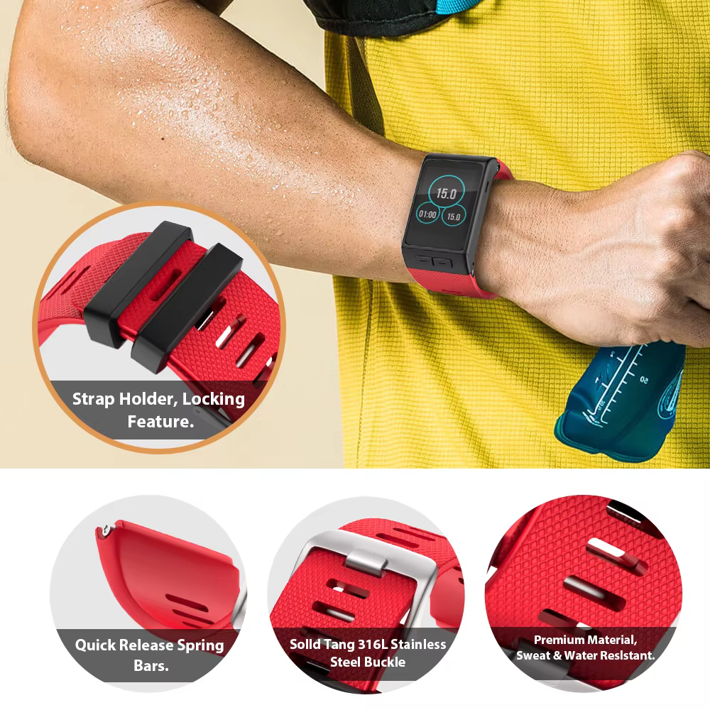 Bracelet de montre intelligent en Silicone Vivoactive HR pour Garmin