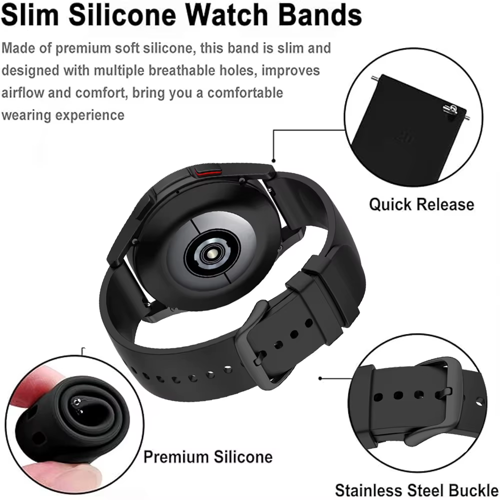 Bracelet en silicone pour montre connectée Garmin Forerunner 70 170 55 570 265 255 165