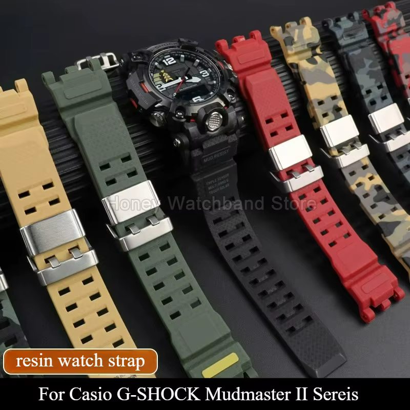 Pour Casio G-SHOCK Mudmaster II GWG - 2000 bracelet léger respirant résine