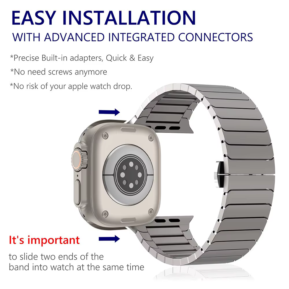 Bracelet en métal pour Apple Watch