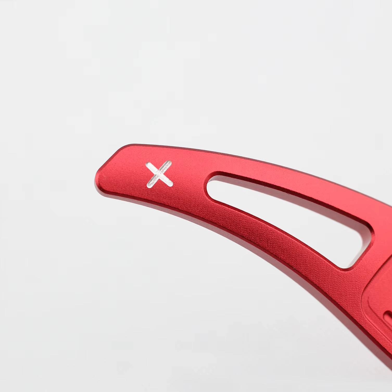 Palette de changement de vitesse intérieure en aluminium, volant, manette de vitesse, garnitures d'extension, accessoires rouges, Ford Mustang 2015-2023