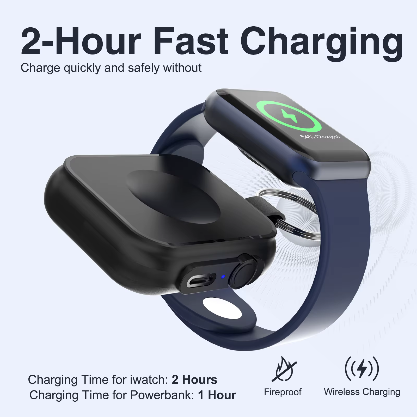 Chargeur magnétique sans fil pour Apple Watch série 10 9 8 7 Ultra 2 SE