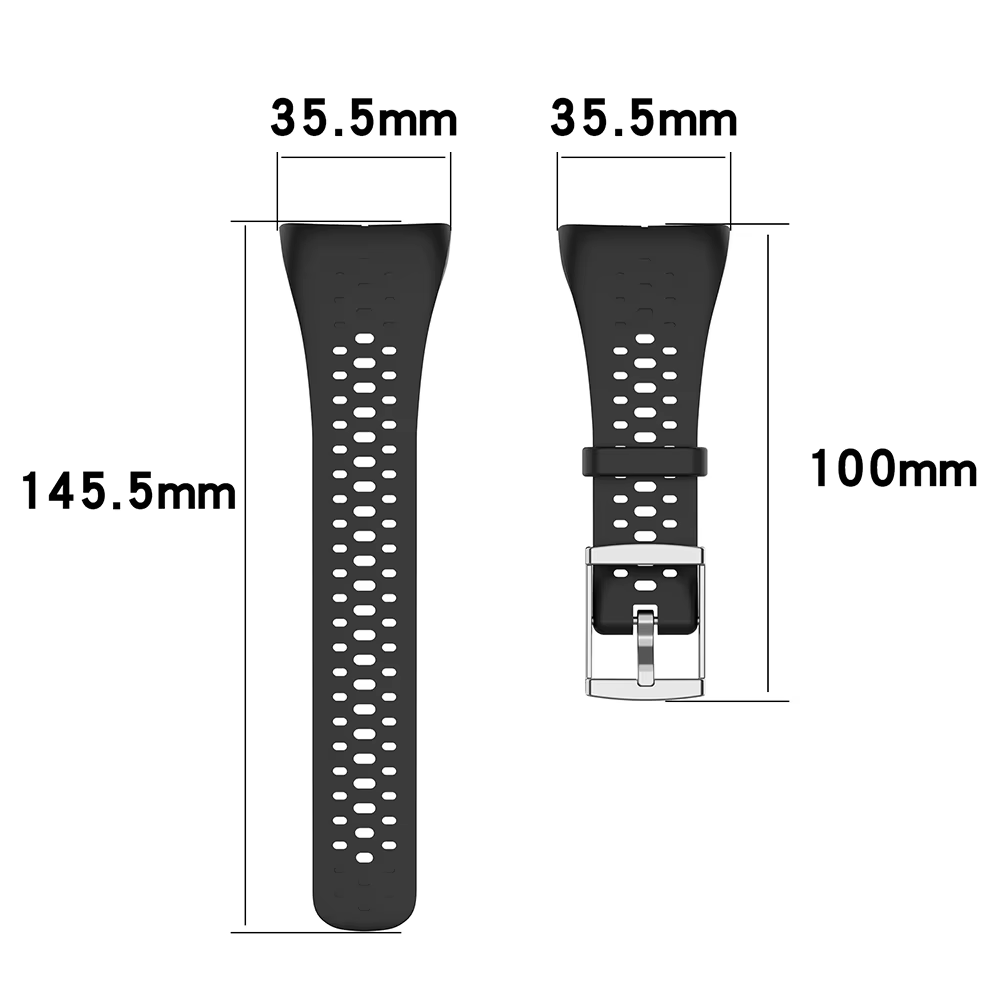 Bracelet de rechange en Silicone pour montre connectée Polar M400 M430 GPS