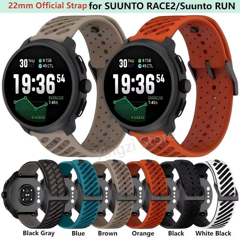 Bracelet officiel pour RACE 2 RUN pour Suunto 9 RACE S/Vertical 2