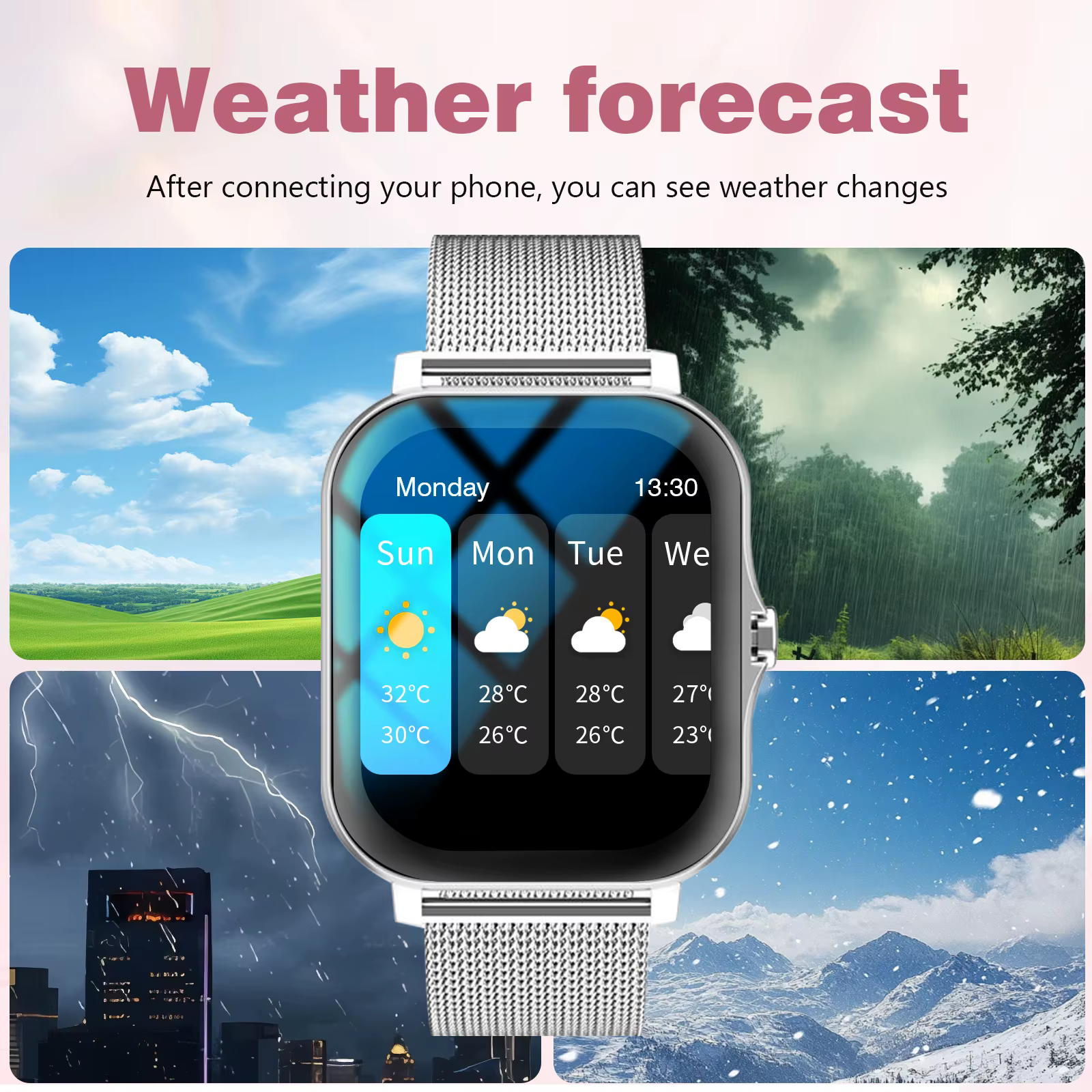 Montre intelligente montre intelligente de sport multifonctionnelle