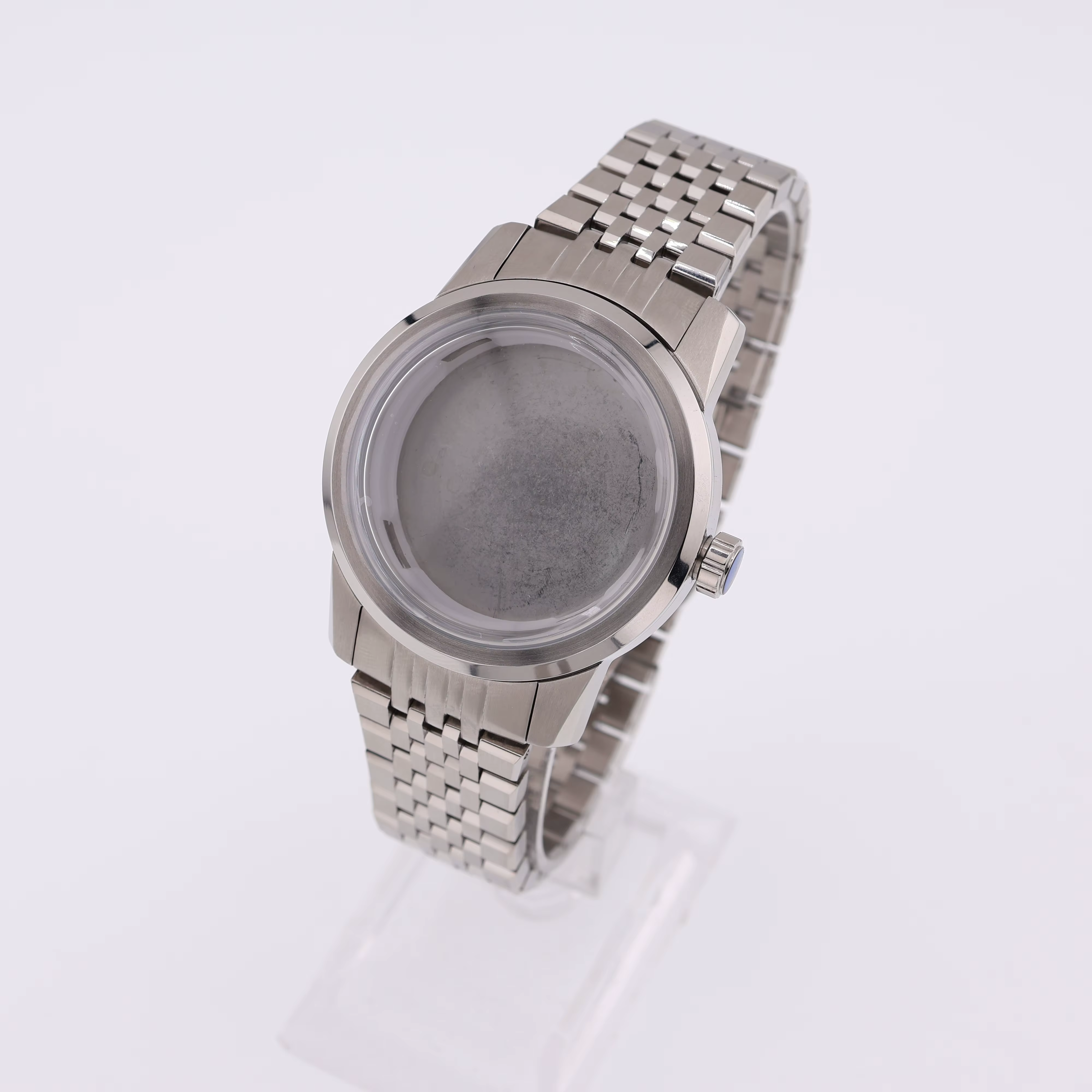 Boîtier de montre pour homme 40 mm en acier inoxydable 316L