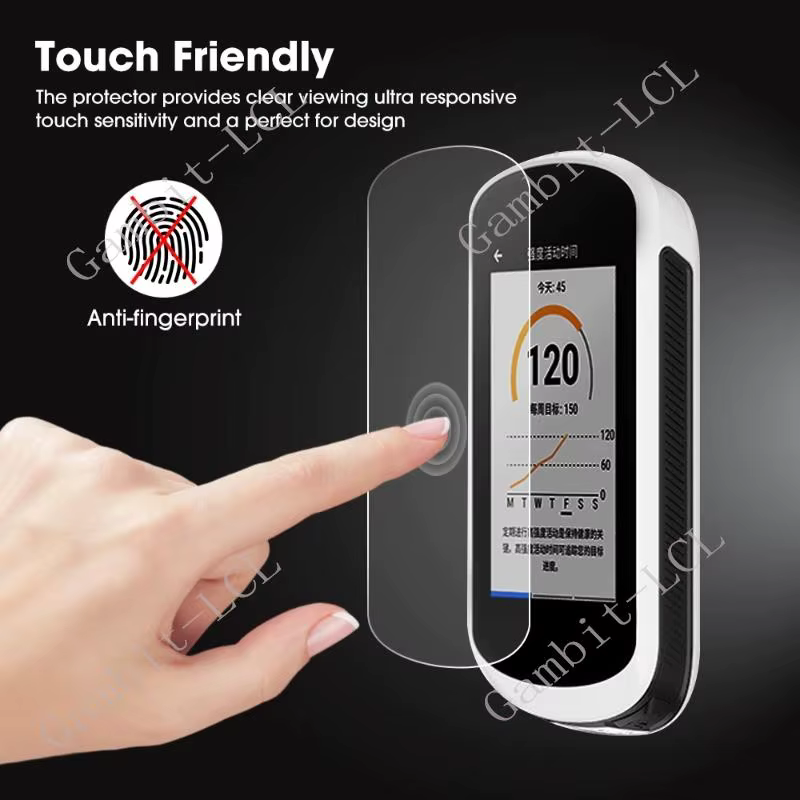 2 pièces pour Garmin Edge 850 550 1040 1030 820 830 520 530 540 840 Explore 2 Alpha 200i 200 300i 300 Film de protection d'écran