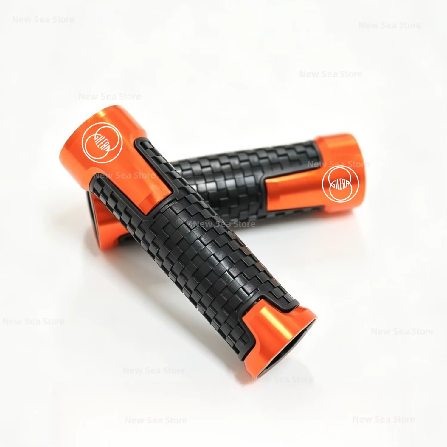Accessoires de moto CNC, poignées de guidon 7/8"22mm pour Gilera GP800 Fuoco Nexus 500 Runner 50 125 200