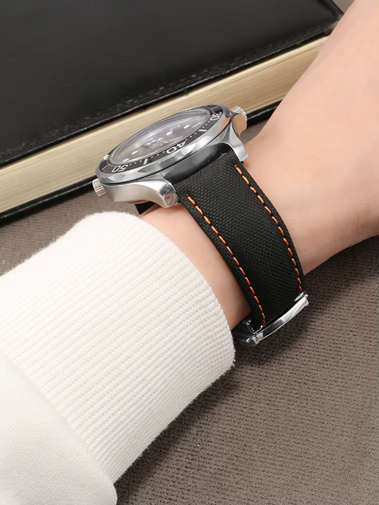 Bracelet de montre en toile et Nylon pour hommes