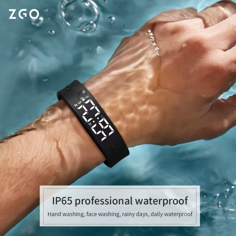 ZGO montre multifonctionnelle pour hommes garçons filles sport IP65 étanche podomètre chronographe réveil 663X