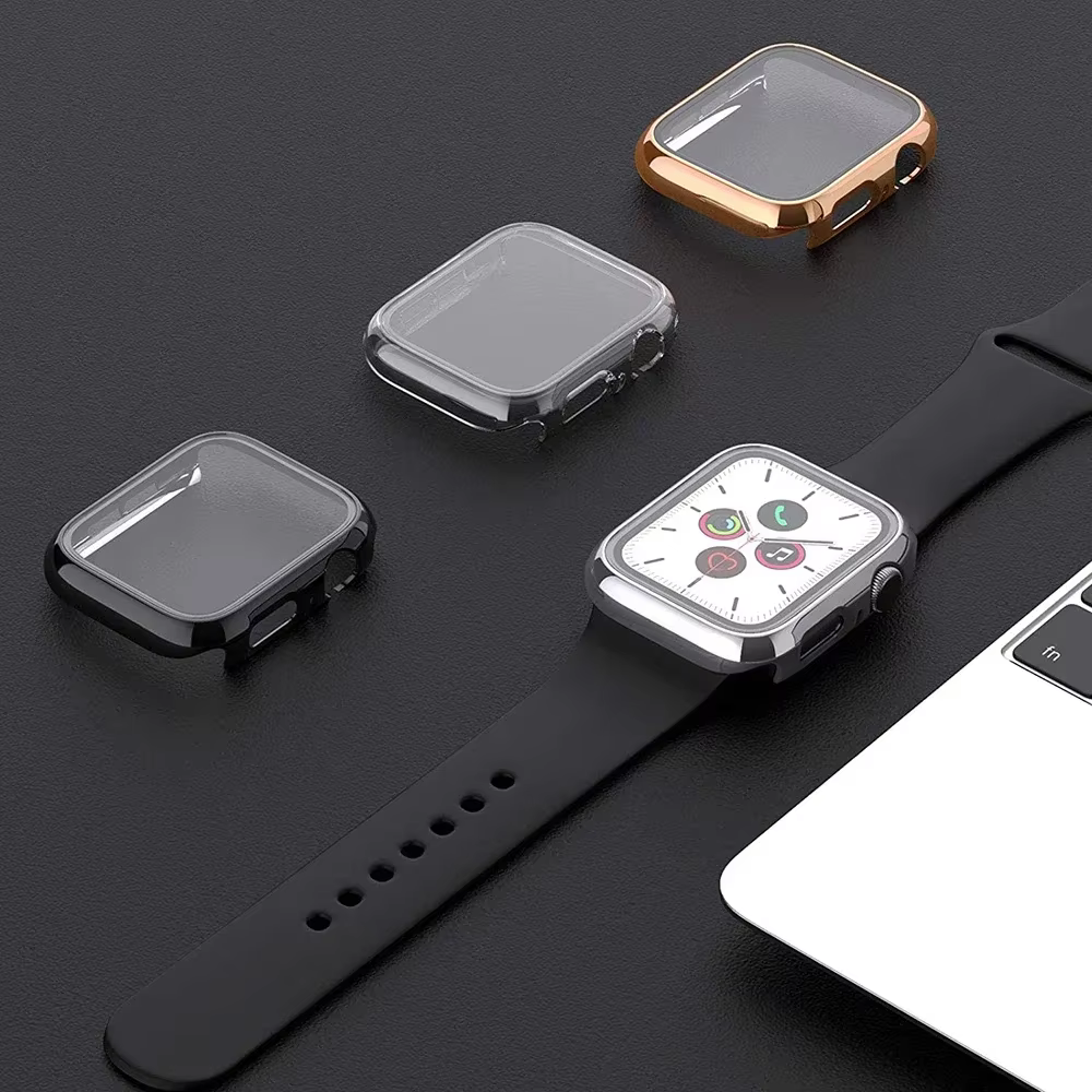 360 couverture complète pour Apple Watch 45mm 41mm 44mm 40mm 42mm 38mm