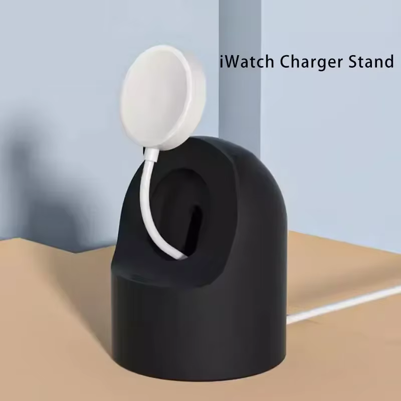 Station de chargement en Silicone pour Apple Watch série 11 10 9 8 7 6 5 SE Ultra 3 2 1