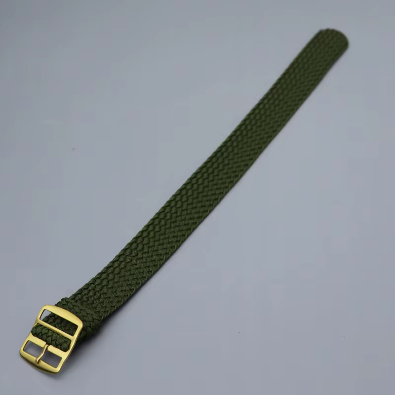Bracelet de montre en nylon tressé Perlon