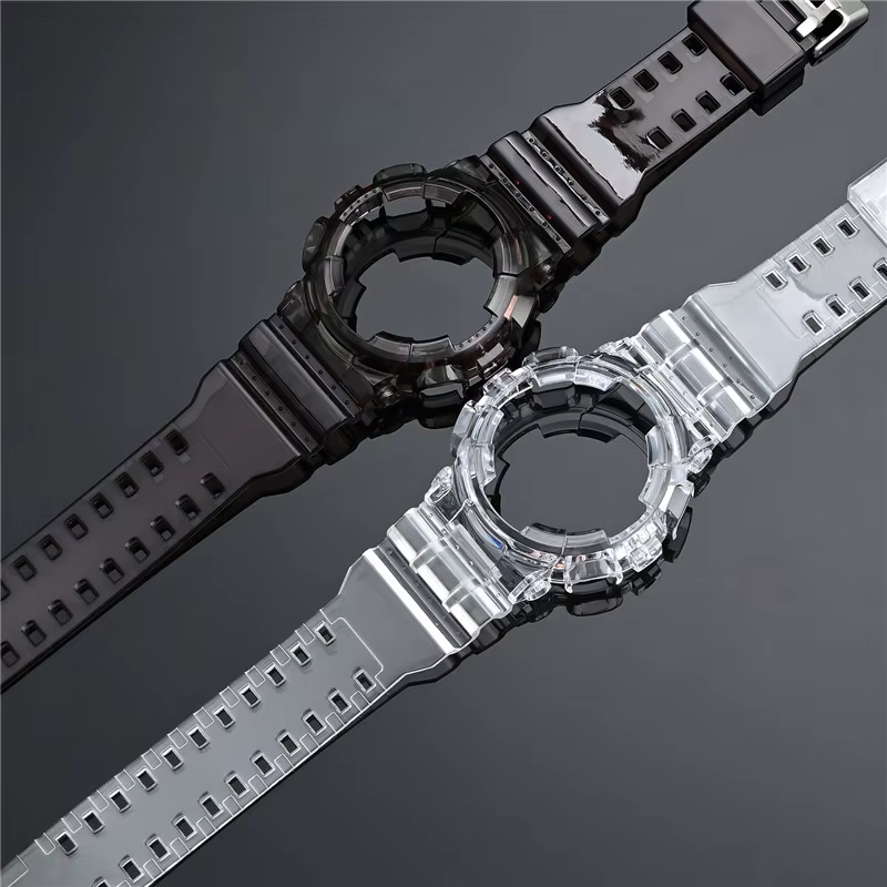 Étui à Bracelet Transparent coloré pour G-SHOCK GA-100/110/120/140 GD-100/110/120 GAX-100 GLS-100