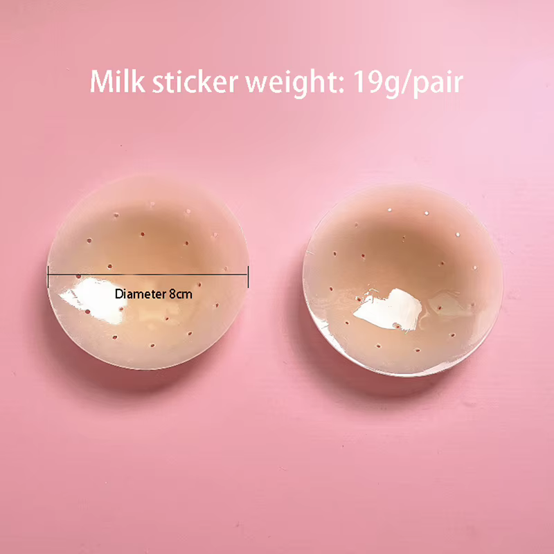 1 paire de patchs mammaires en silicone perforés
