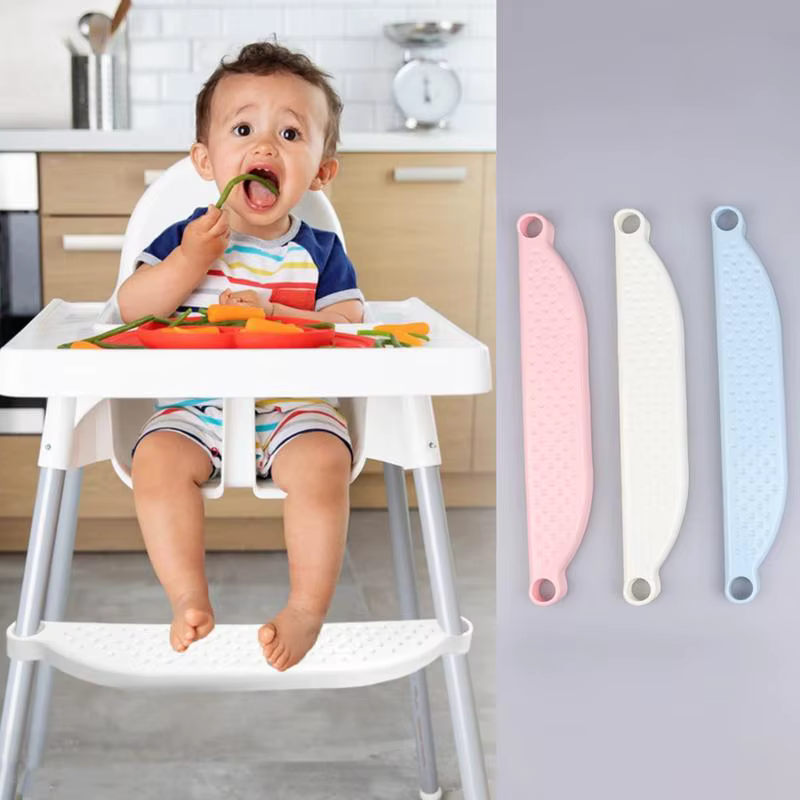 Accessoire de soutien en hauteur réglable, repose-pieds antidérapant pour chaise haute bébé