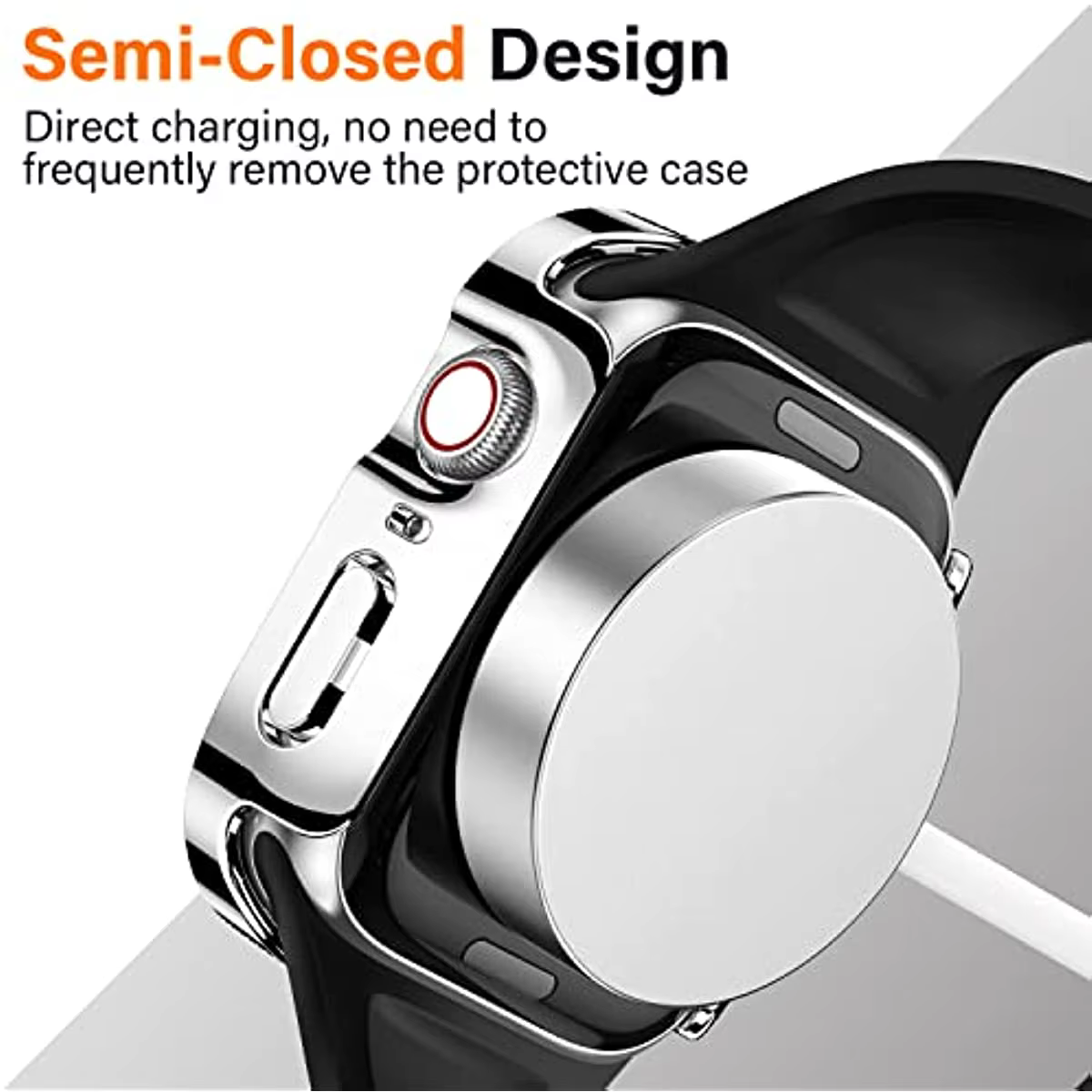 Boîtier de montre étanche + verre pour Apple Watch 40/41/42/44/45/46mm