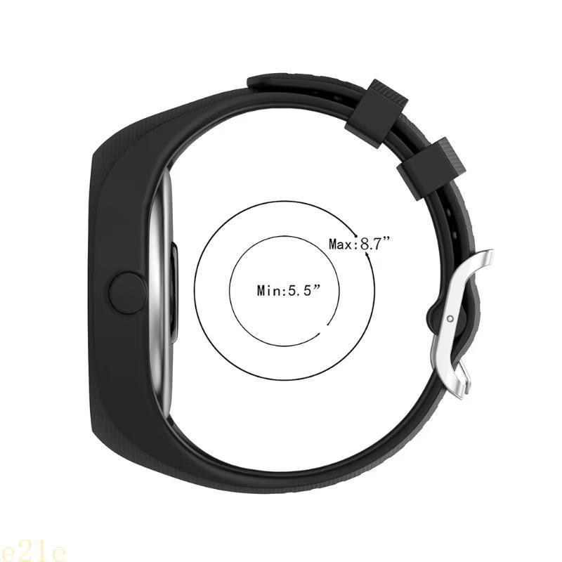 E21E M200 Bracelet montre réglable en Silicone anti-rayures
