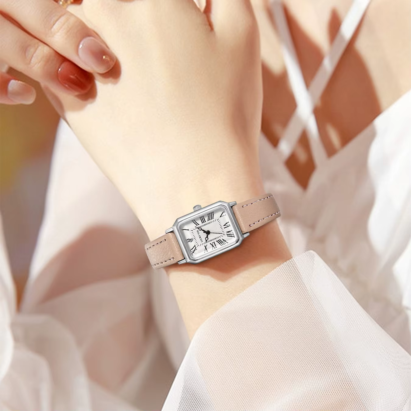 Montre-bracelet à Quartz rectangulaire pour femmes
