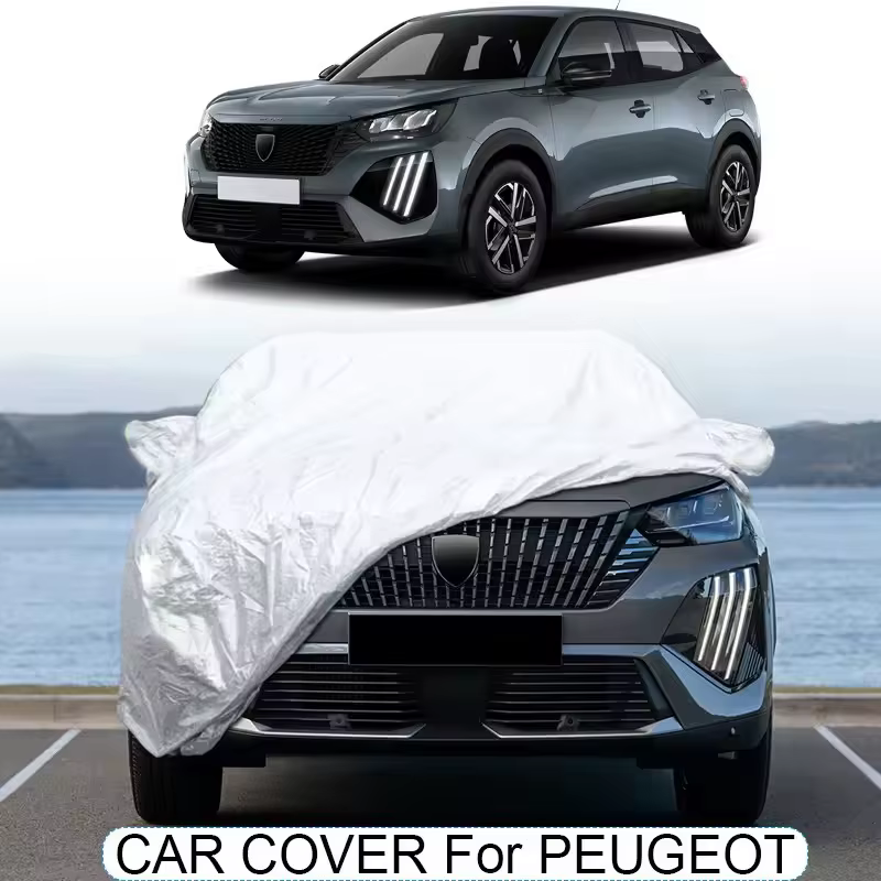 Juste de Protection pour Voiture KIT 2008,208,308,408,3008,5008, Anti-âge, Anti-Poussière, Anti-Pluie, Neige, Etanche