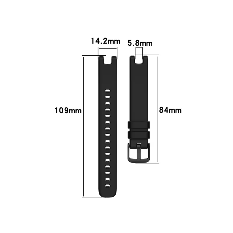 Bracelet en silicone pour Garmin Lily Smartwatch