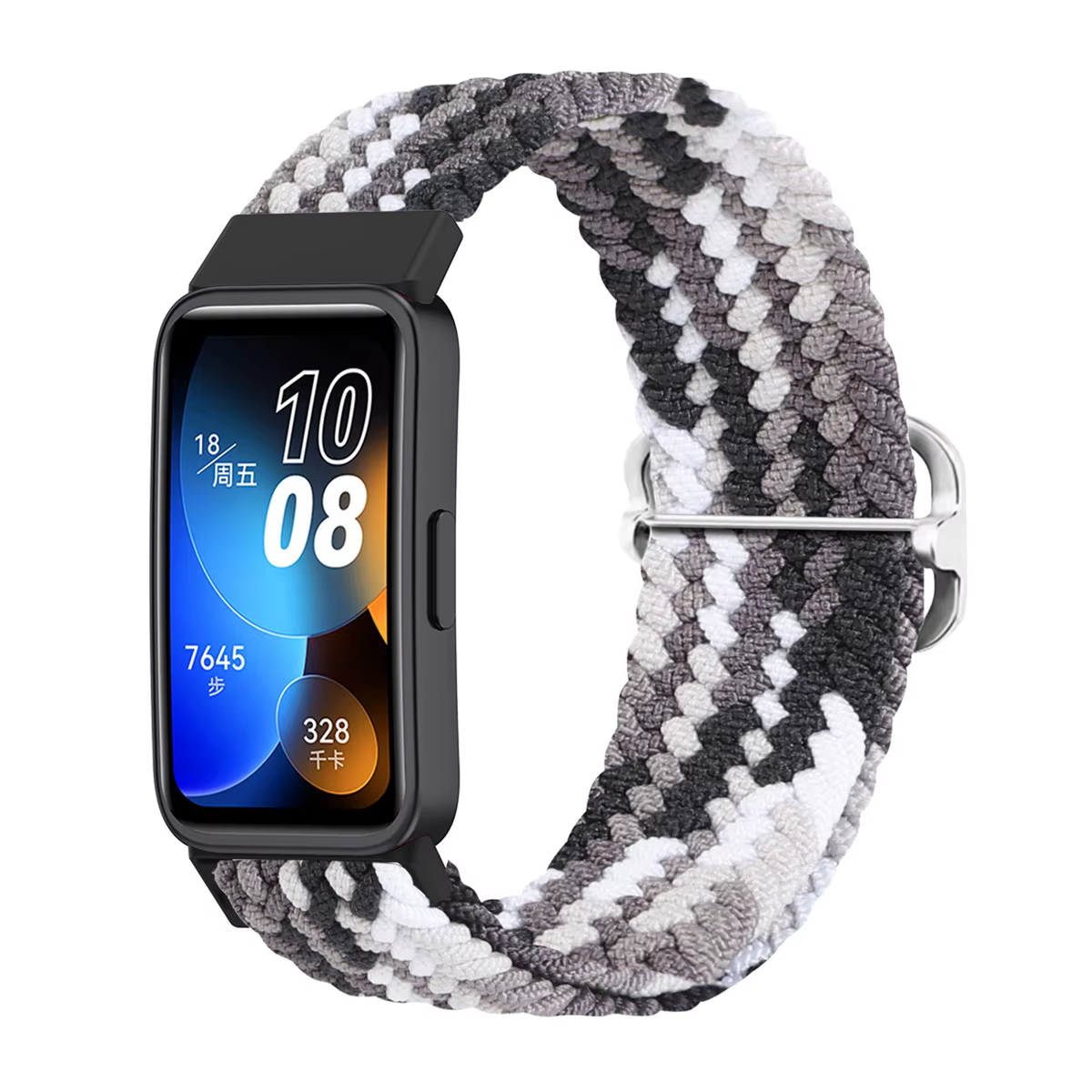 Bracelet tressé en nylon élastique pour Huawei Band 9