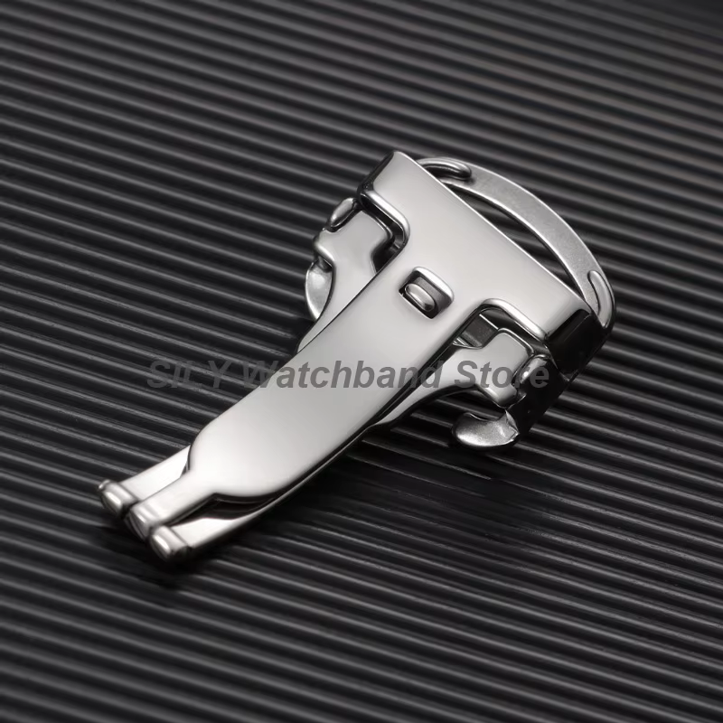 Boucle de montre déployante Cartier Ballon Bleu 12mm 14mm 16mm 18mm en acier inoxydable