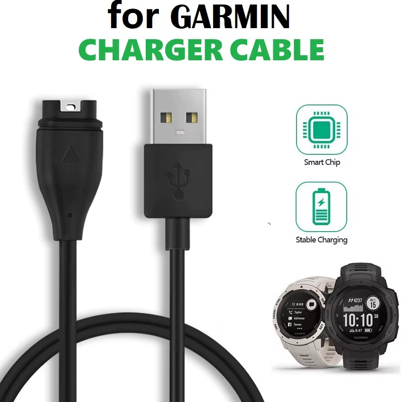 Câble de charge pour montre connectée Garmin Forerunner 165 965 955 265 255 945 955 245 45S 158 55 Venu 3/3s/2/SQ2