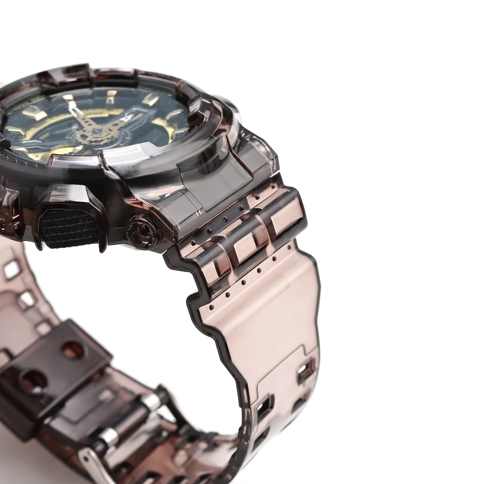 Étui à Bracelet Transparent coloré pour G-SHOCK GA-100/110/120/140 GD-100/110/120 GAX-100 GLS-100
