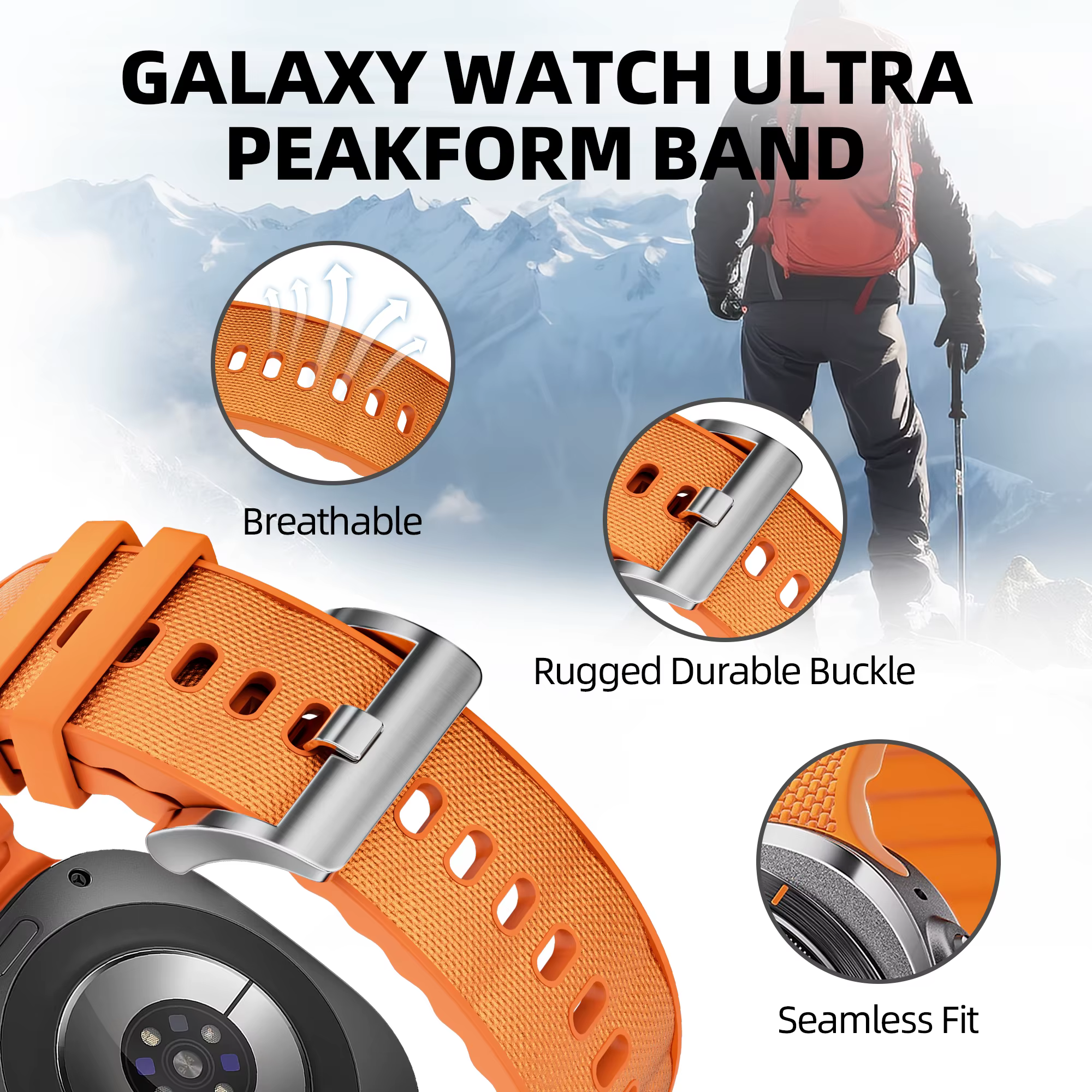 Bracelet officiel pour Samsung Galaxy Watch Ultra 47mm
