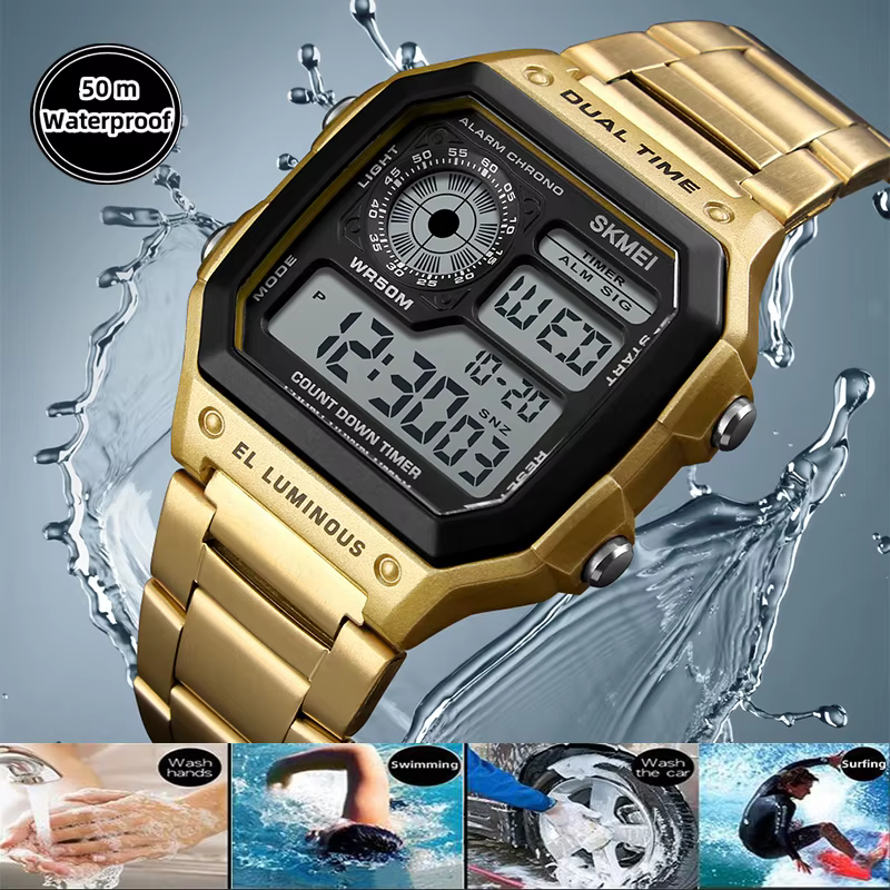 Skmei-Montre-bracelet de sport numérique pour homme