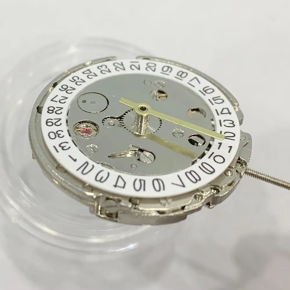 Mouvement de montre automatique mécanique à 3 aiguilles avec date à 3 heures