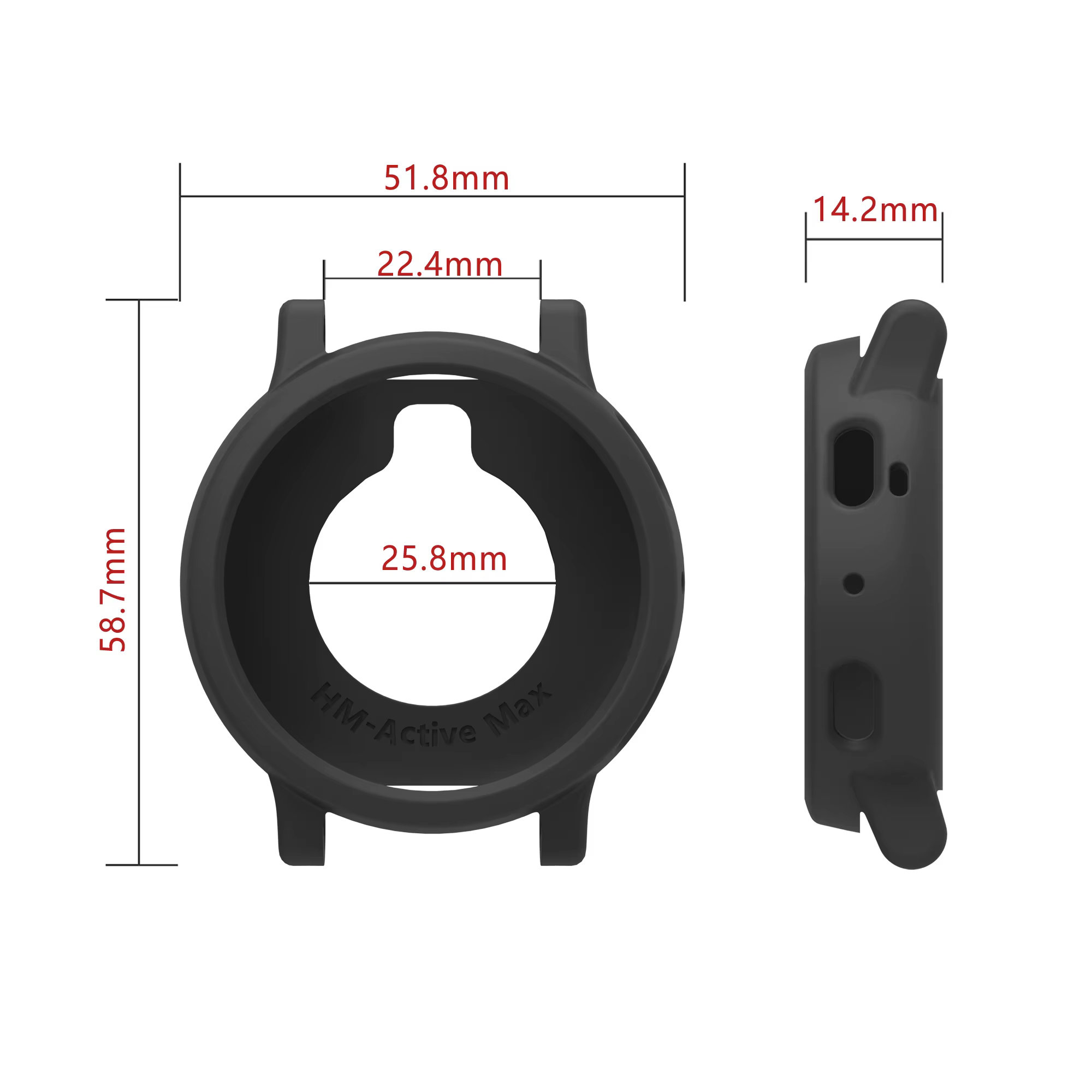 Étui de protection en silicone + sangle pour Amazfit Active Max