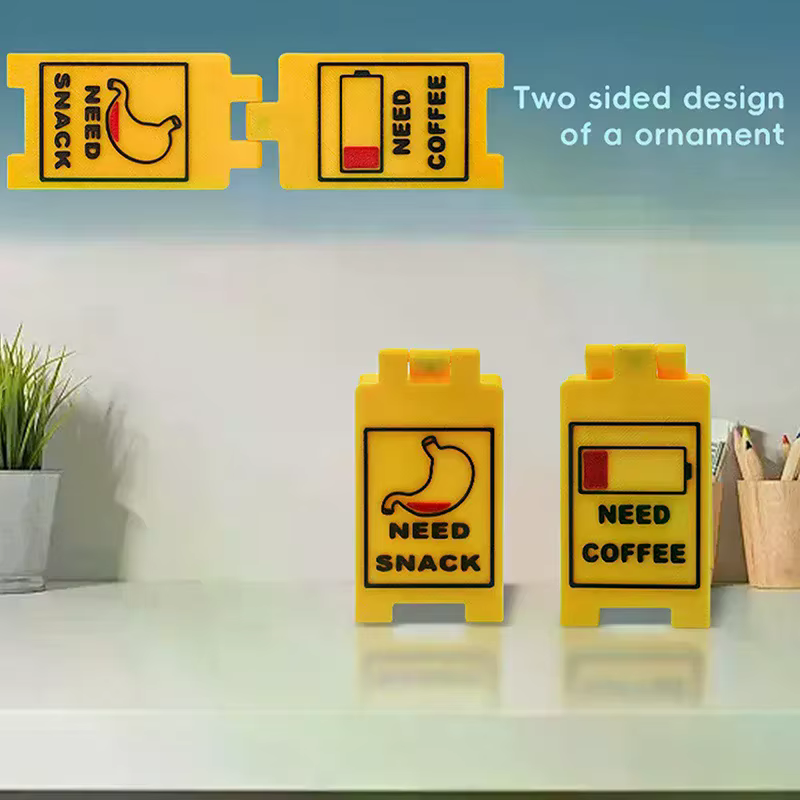 Panneau de bureau humoristique, "café, doit travailler", décoration de bureau à domicile, cadeau de collègue unisexe, multifonctionnel