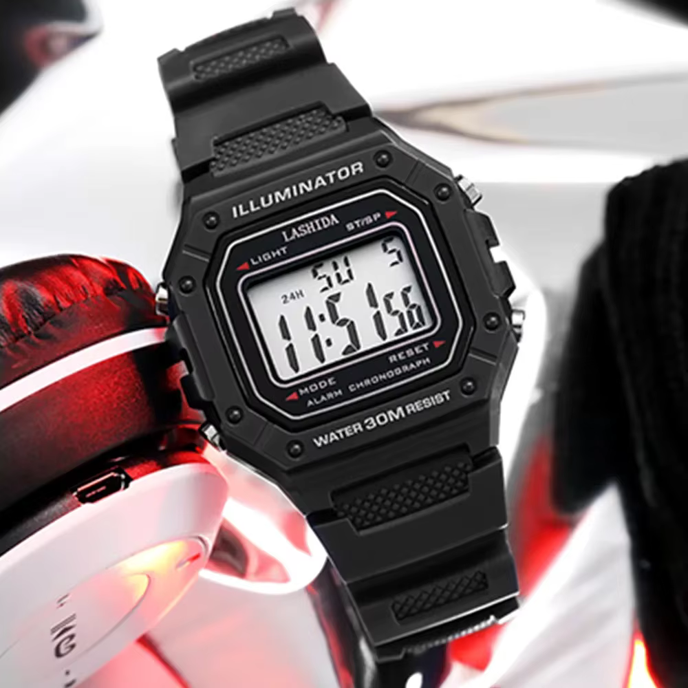Mode hommes montre numérique militaire résistant à l'eau Sport montres marque de luxe armée