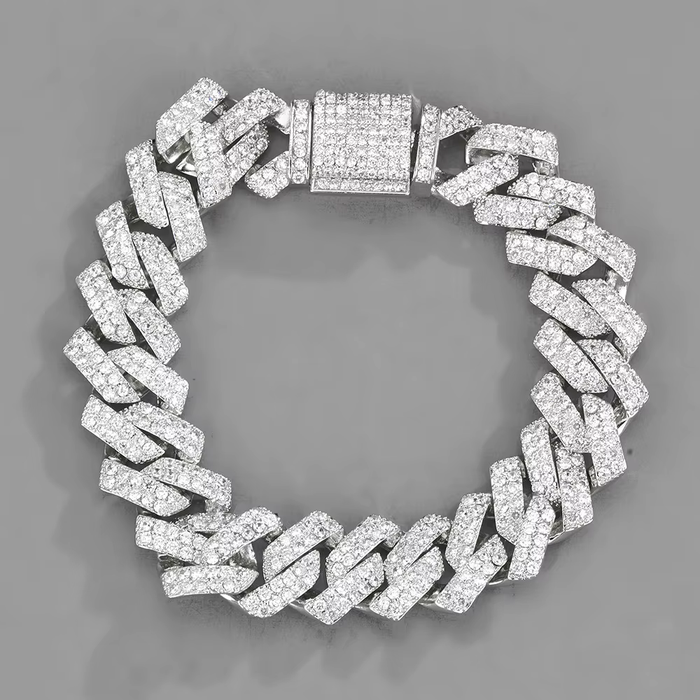 Montre glacée pour hommes