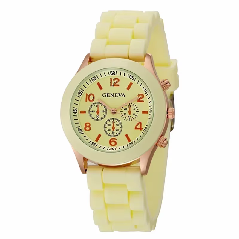 Femmes montres 2025 nouvelle mode marque de luxe montre pour femme bracelet en Silicone montre-bracelet à Quartz
