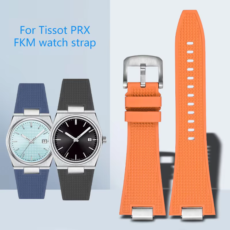 Bracelet de montre en Silicone 27mm pour Tissot PRX