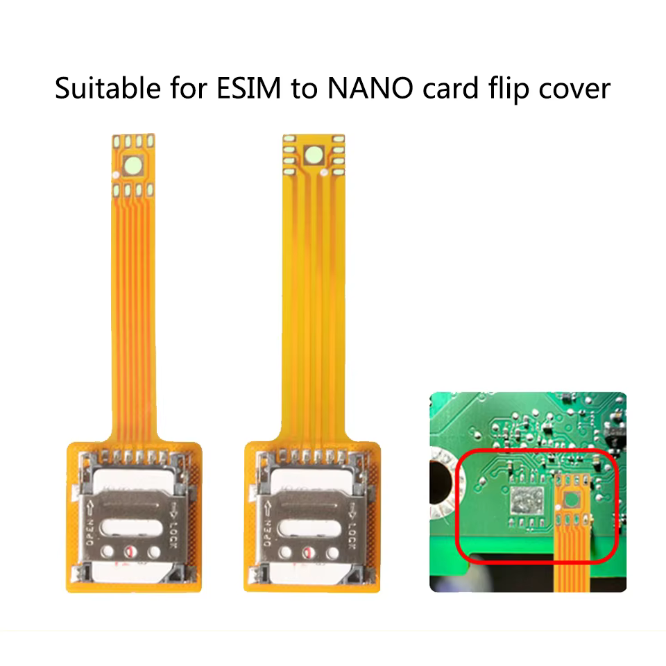 Adaptateur de carte esim vers sim haute pour montre de téléphone wifi sans fil