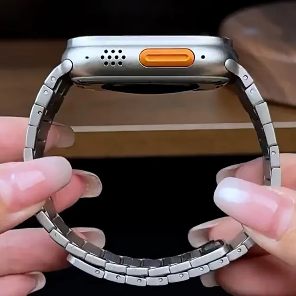 Bracelet en métal pour Apple Watch série 11 46mm Ultra 3/2 49mm