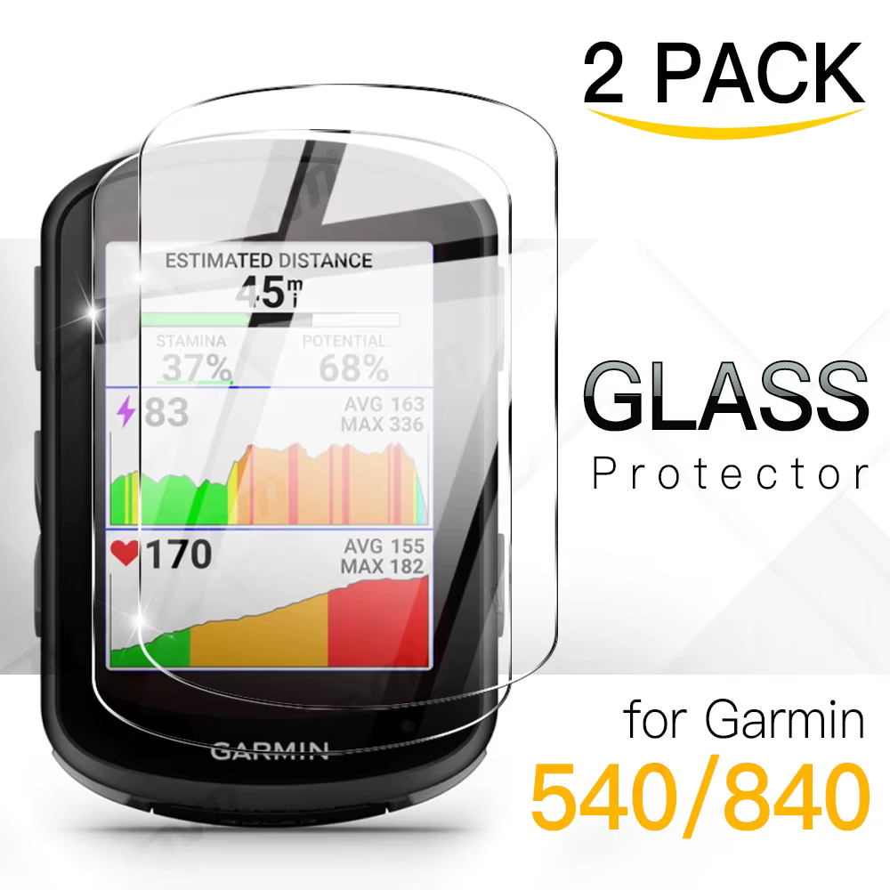 Protecteur d'écran en verre pour Garmin Edge 540/840/530/830