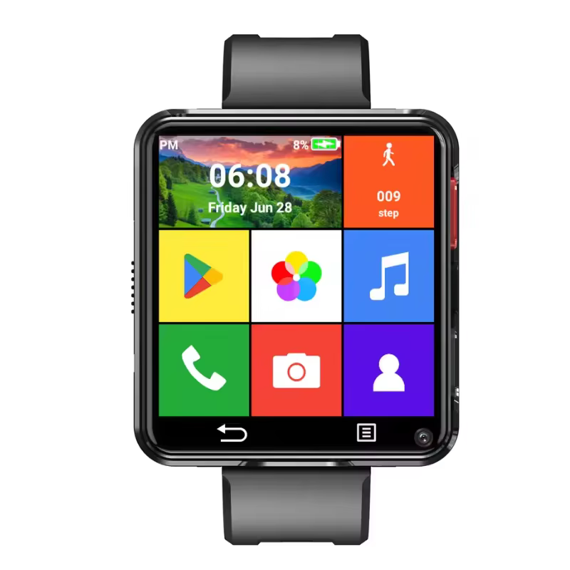 Montre connectée 4G S998 2026 avec système d'exploitation Android 11.0