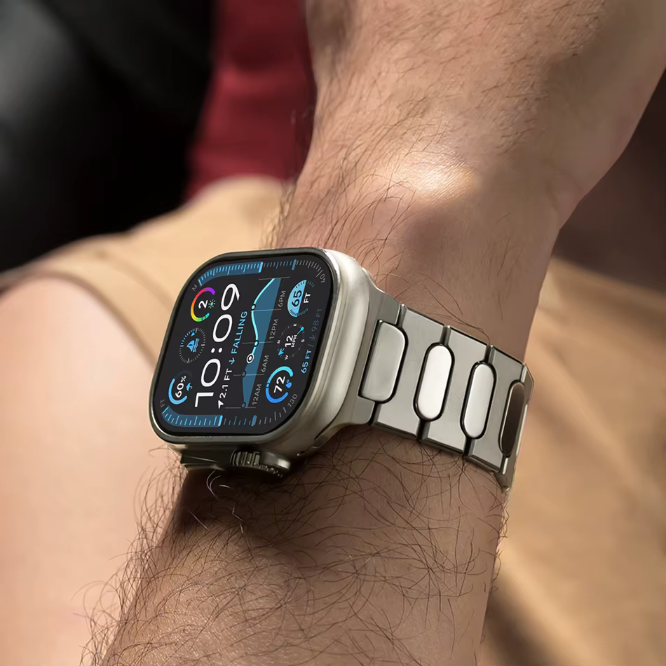 Bracelet de montre en titane pour Apple Watch Ultra 3/2/1 (49 mm)